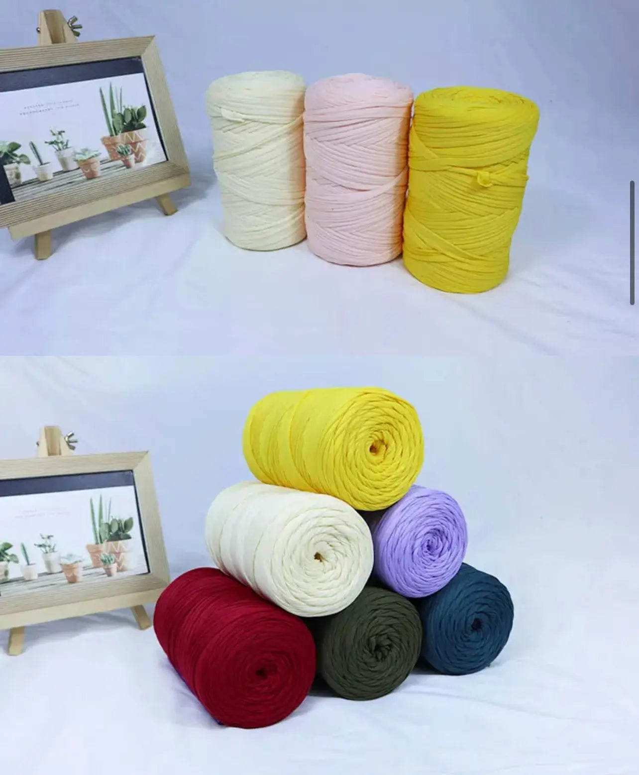 T-shirt yarn/ 800g/250g Fancy Yarn/Hand Crochet Storage Basket